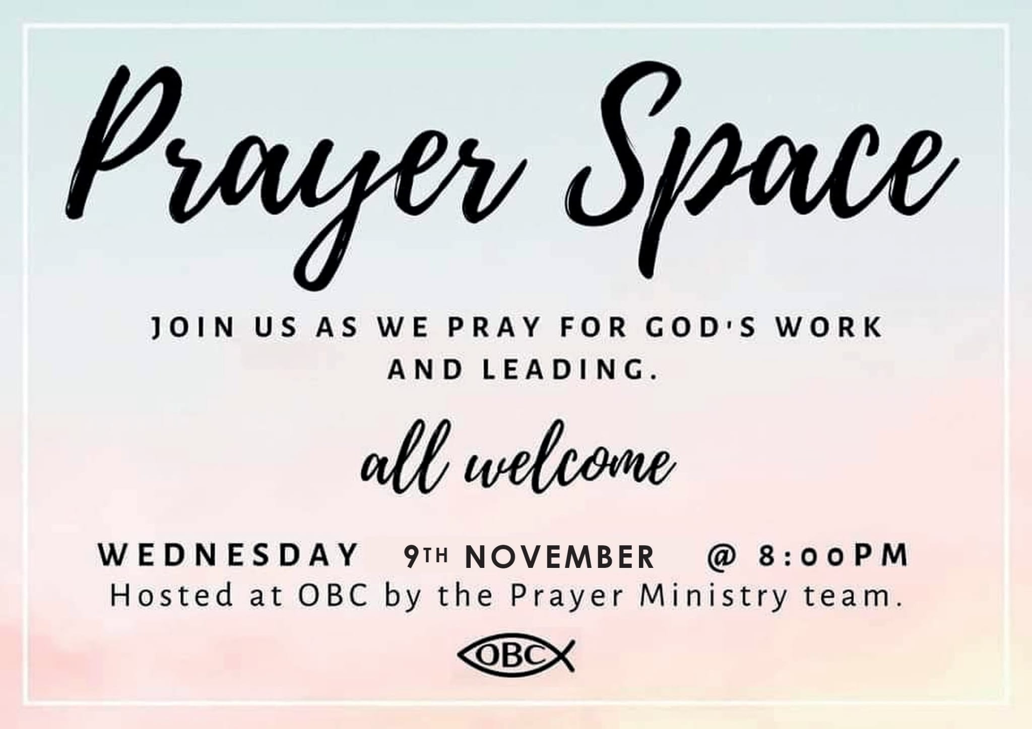 Prayer Space 9.11.22