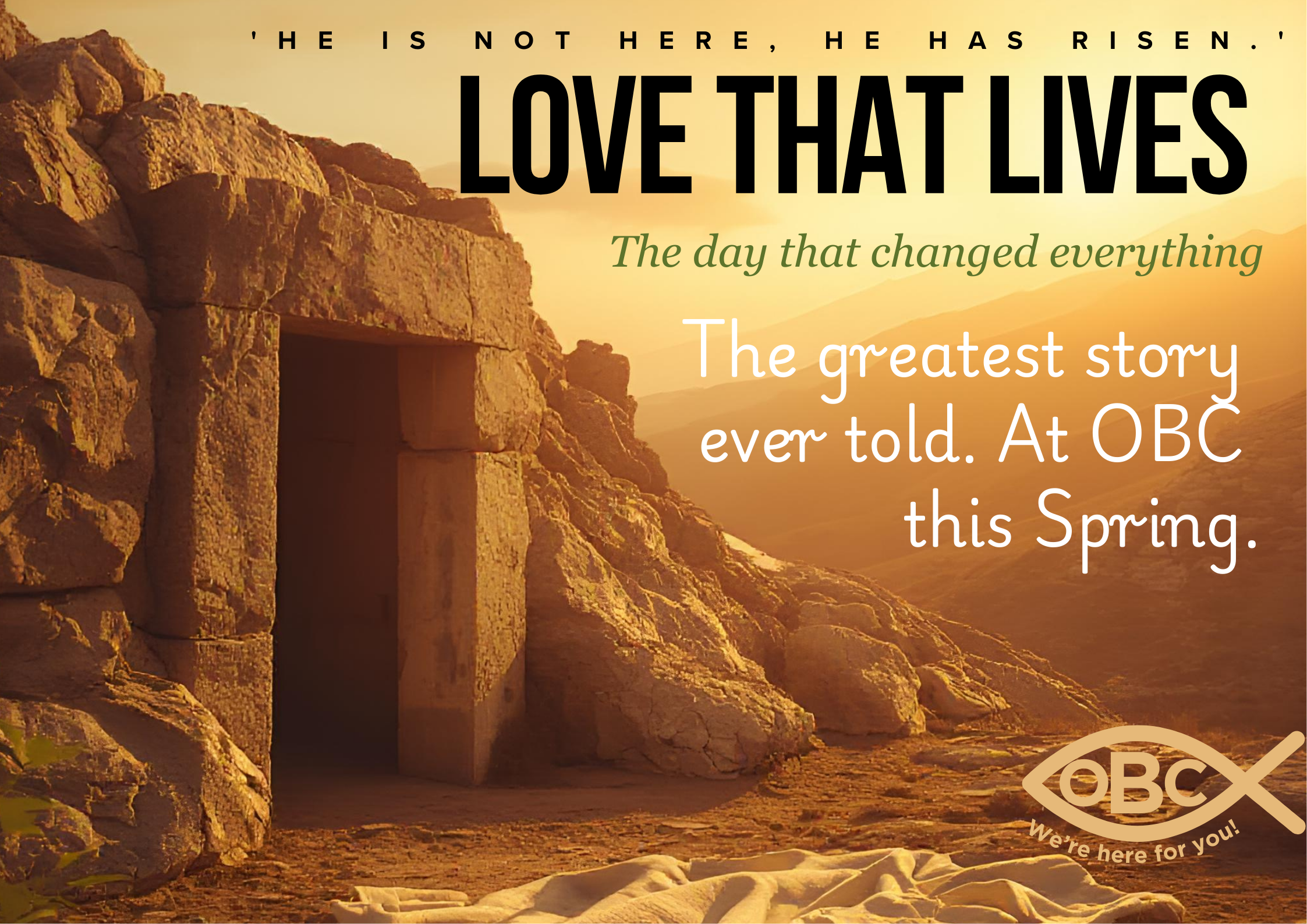 Love that lives easter page